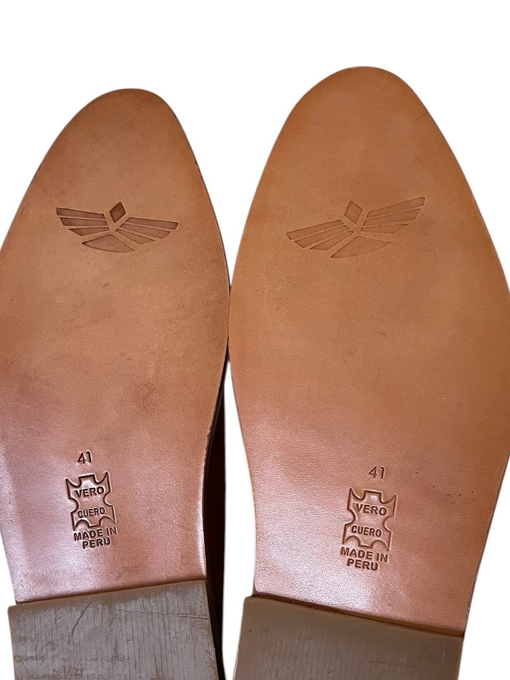 Fortress of Inca Handmade Leather Mule Clogs Anthropologie Brown EU 41 US 10 NWT - Picture 7 of 9